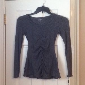 Calvin Klein gray long sleeve/hooded top